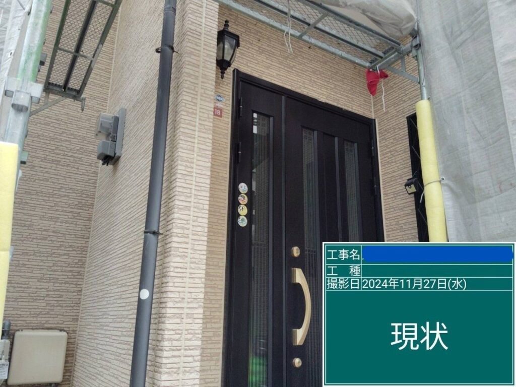 枚方市　屋根外壁塗装工事 工事写真