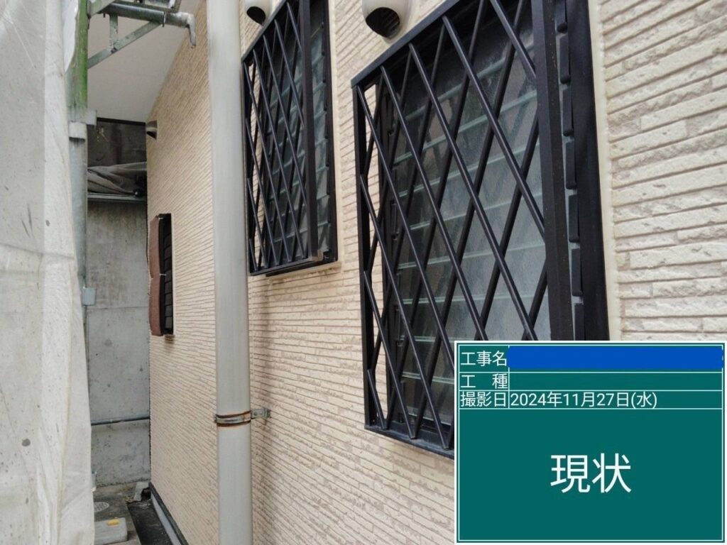 枚方市　屋根外壁塗装工事 工事写真