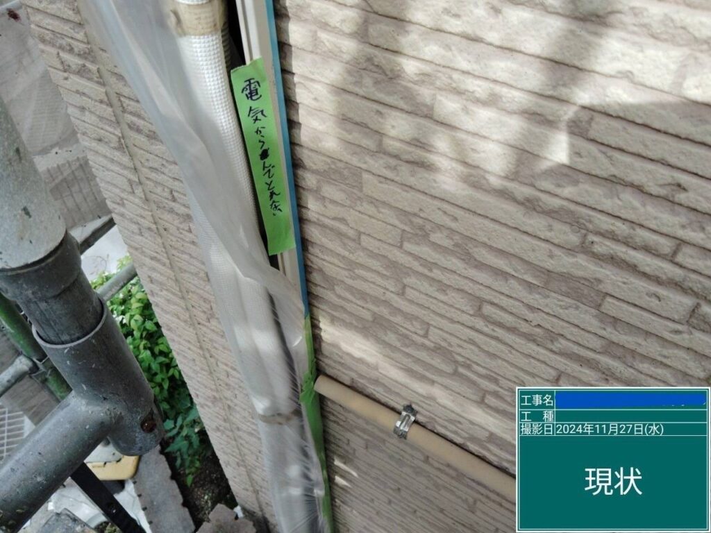 枚方市　屋根外壁塗装工事 工事写真