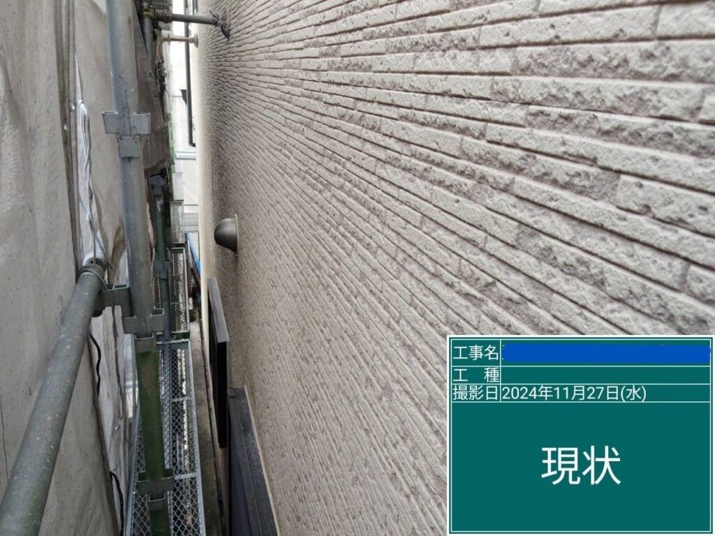 枚方市　屋根外壁塗装工事 工事写真