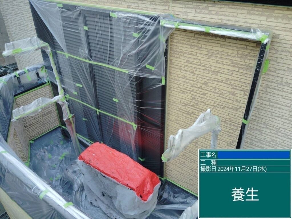 枚方市　屋根外壁塗装工事 工事写真