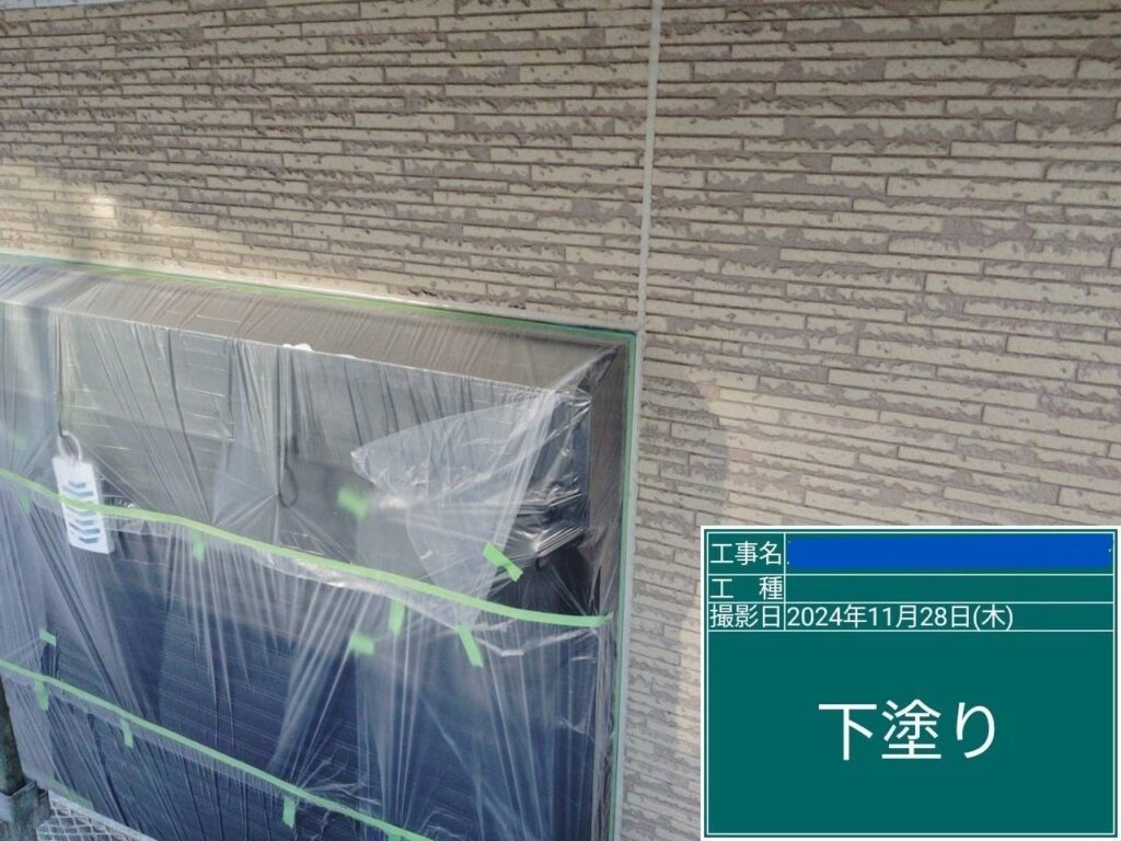 枚方市　屋根外壁塗装工事 工事写真