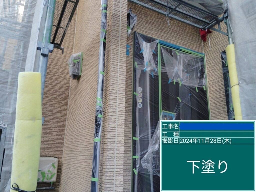 枚方市　屋根外壁塗装工事 工事写真