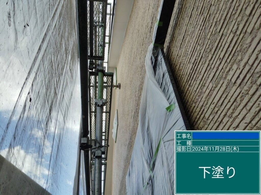 枚方市　屋根外壁塗装工事 工事写真