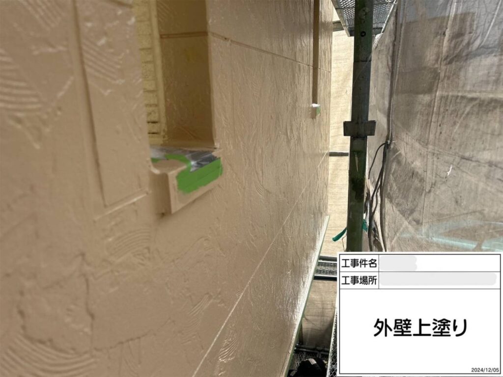 枚方市　屋根外壁塗装工事 工事写真