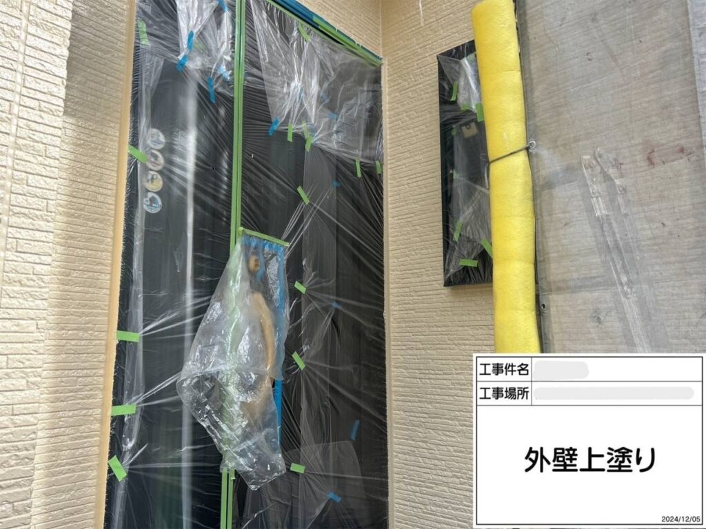枚方市　屋根外壁塗装工事 工事写真