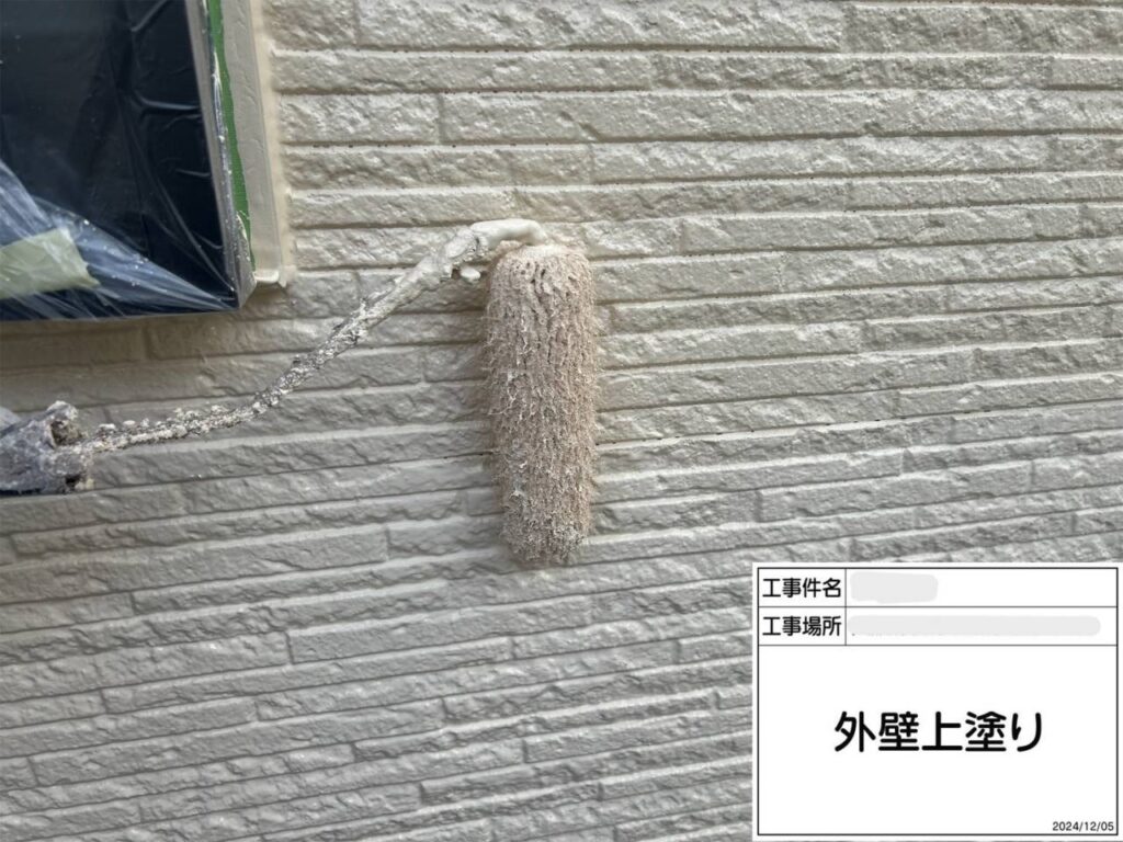 枚方市　屋根外壁塗装工事 工事写真