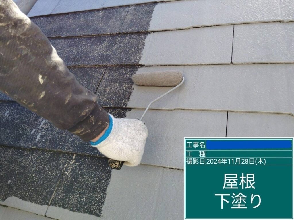 枚方市　屋根外壁塗装工事 工事写真