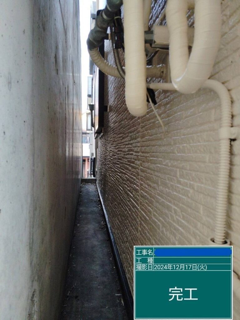 枚方市　屋根外壁塗装工事 工事写真