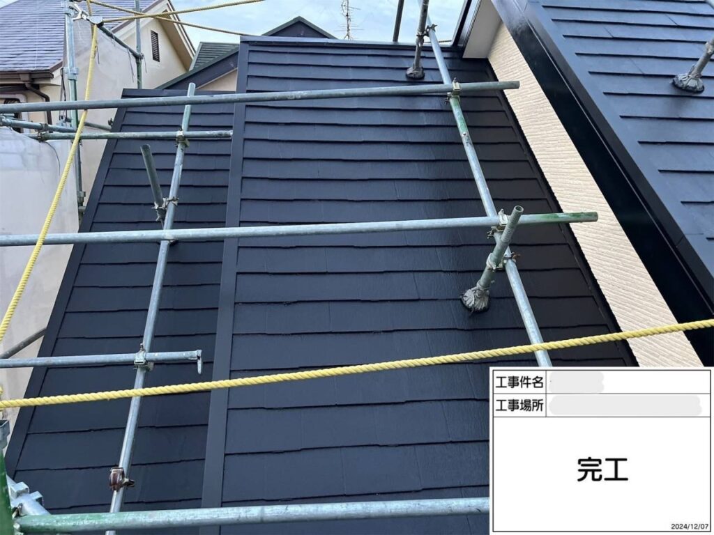 枚方市　屋根外壁塗装工事 工事写真