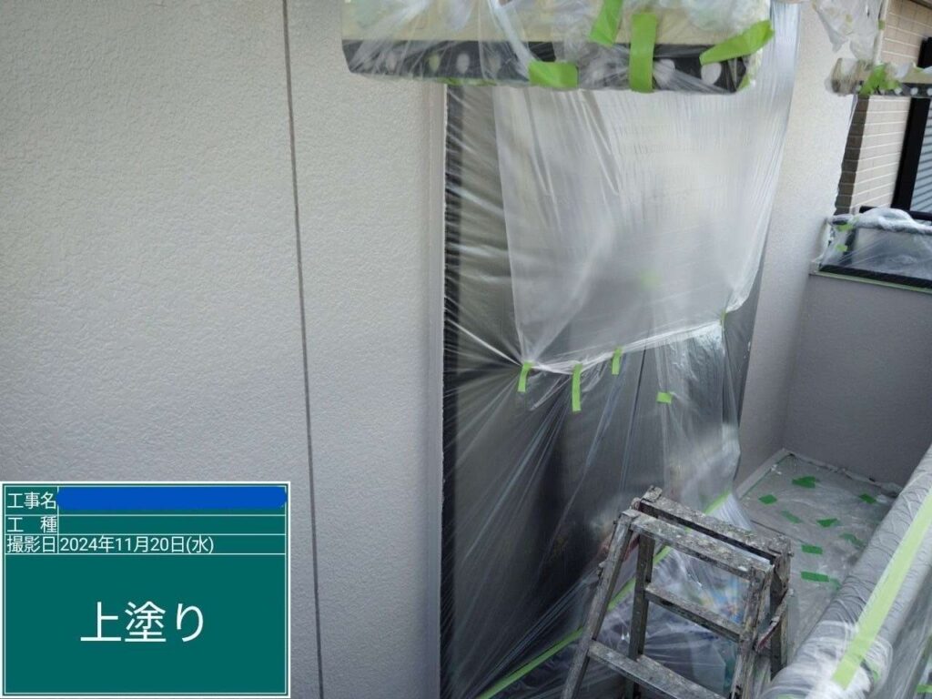 交野市　外壁・屋根塗装工事 工事写真