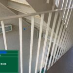 吹田市　内部塗装工事と階段、床シート補修工事 工事写真