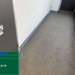 吹田市　内部塗装工事と階段、床シート補修工事 工事写真
