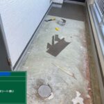吹田市　内部塗装工事と階段、床シート補修工事 工事写真