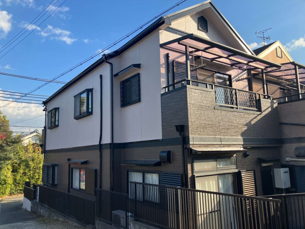 交野市　外壁・屋根塗装工事 工事写真