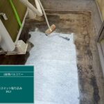 奈良県天理市　戸建て住宅　ベランダ防水工事 工事写真