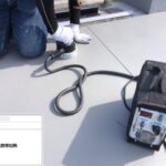 平野区　屋上・塔屋　塩ビシート、ウレタン複合防水工事 工事写真