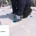 平野区　屋上・塔屋　塩ビシート、ウレタン複合防水工事 工事写真