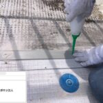 平野区　屋上・塔屋　塩ビシート、ウレタン複合防水工事 工事写真