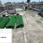 平野区　屋上・塔屋　塩ビシート、ウレタン複合防水工事 施工後