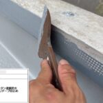 平野区　屋上・塔屋　塩ビシート、ウレタン複合防水工事 工事写真