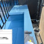 平野区　屋上・塔屋　塩ビシート、ウレタン複合防水工事 工事写真