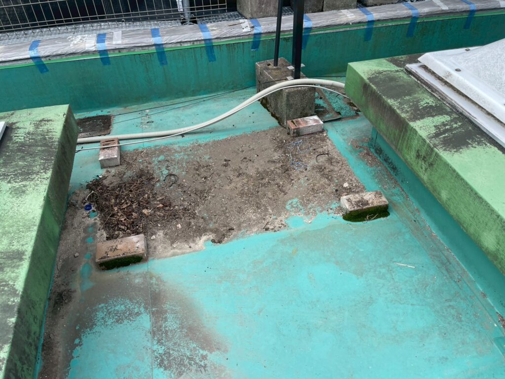 京都市　ビル屋上防水 工事写真