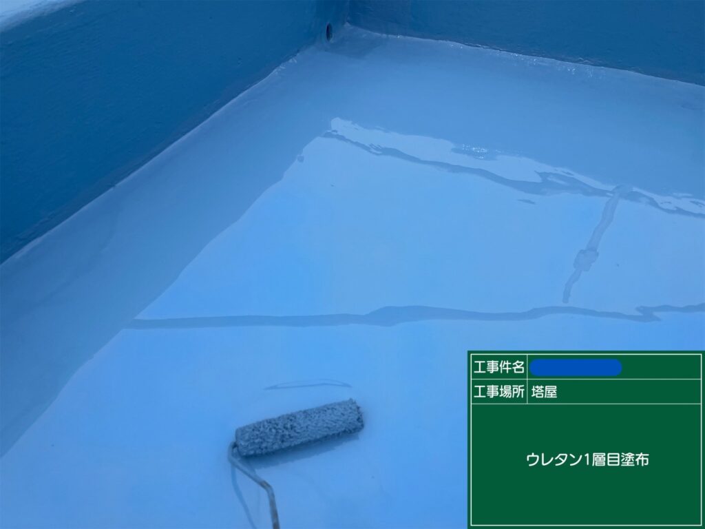 京都市　ビル屋上防水 工事写真