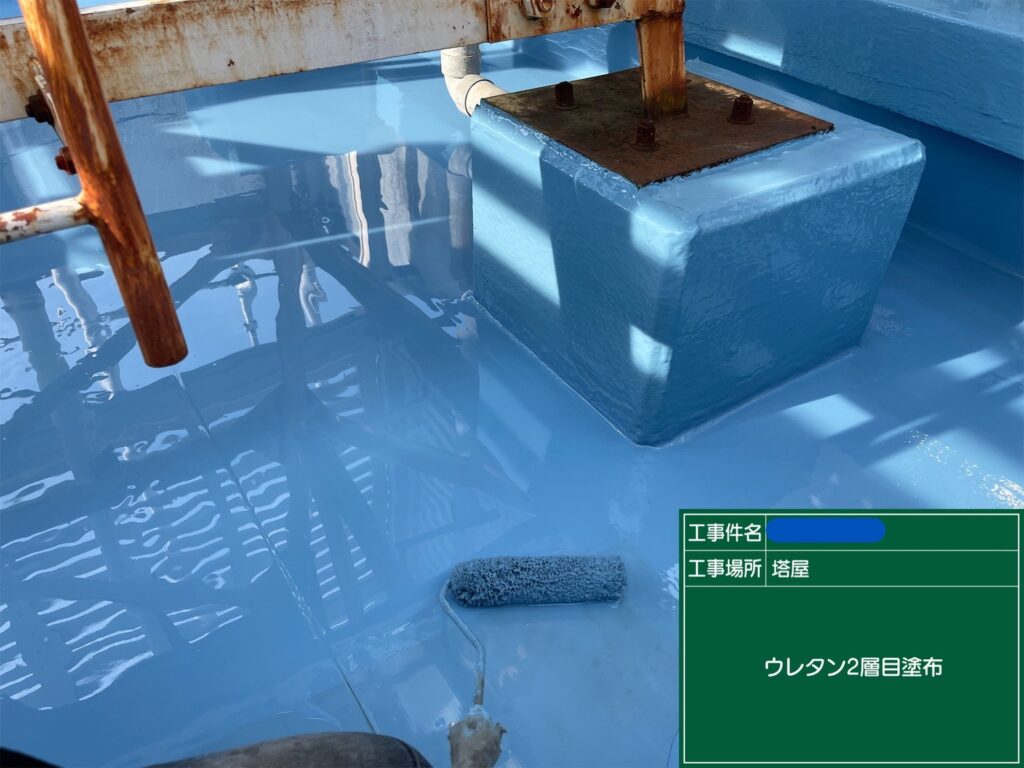 京都市　ビル屋上防水 工事写真