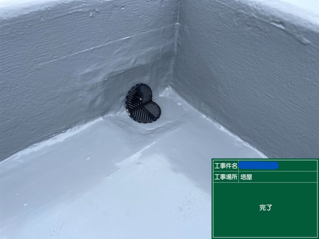 京都市　ビル屋上防水 工事写真