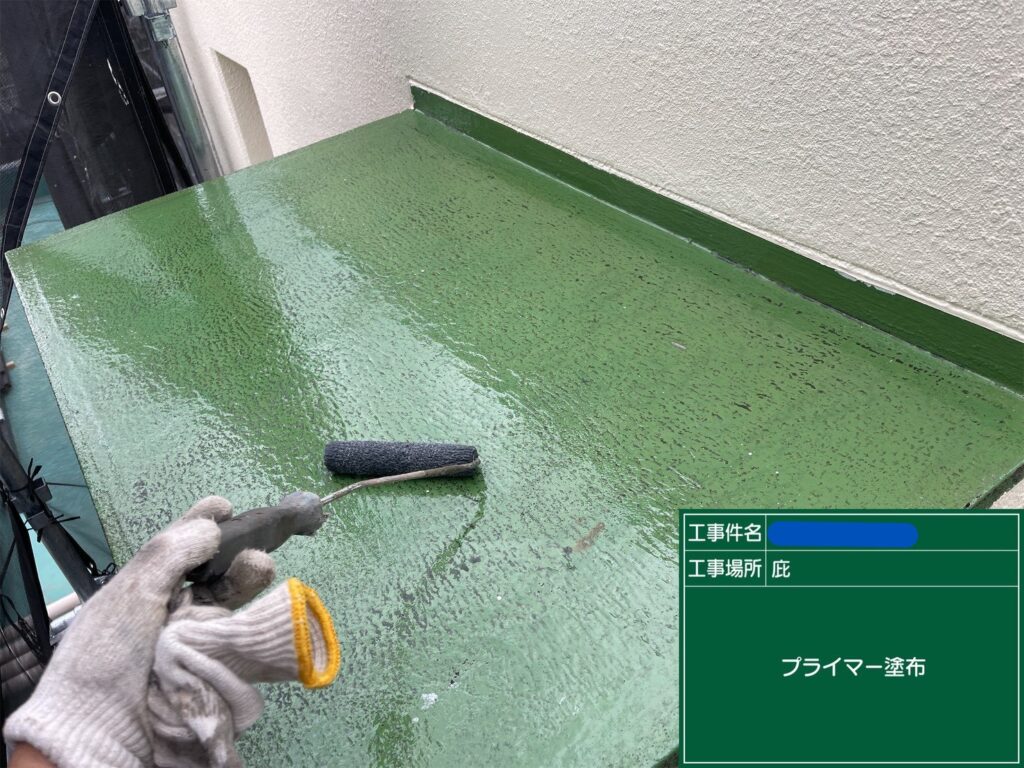 京都市　ビル屋上防水 工事写真