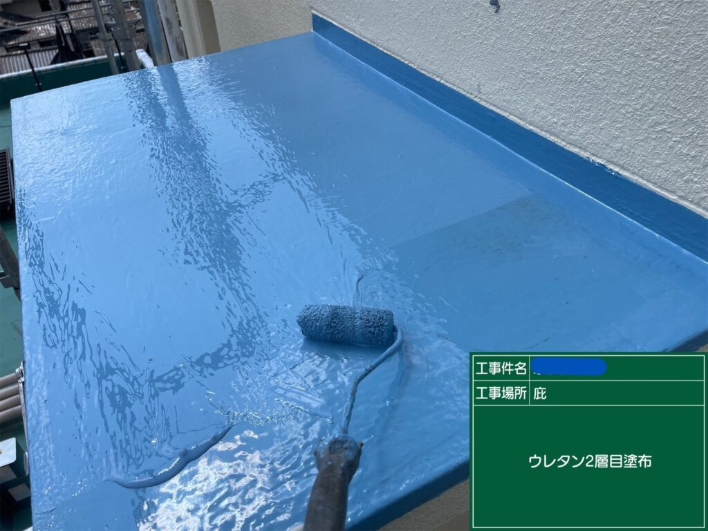 京都市　ビル屋上防水 工事写真
