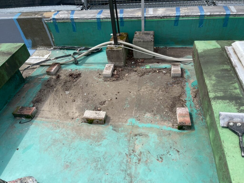 京都市　ビル屋上防水 工事写真
