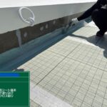天王寺区ビル　屋上防水 工事写真