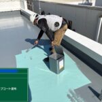 天王寺区ビル　屋上防水 工事写真