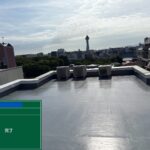 天王寺区ビル　屋上防水 工事写真