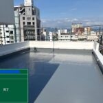 天王寺区ビル　屋上防水 工事写真