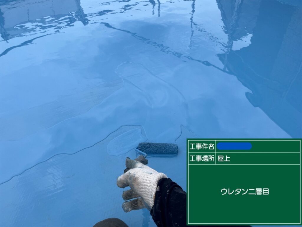 京都市　ビル屋上防水 工事写真