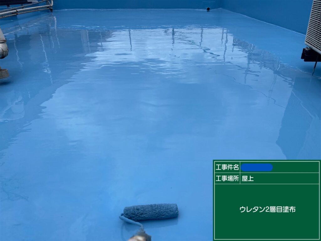 京都市　ビル屋上防水 工事写真