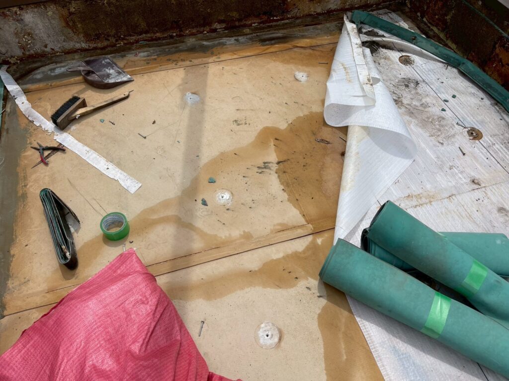 京都市　ビル屋上防水 工事写真