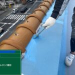 川西市　ビル屋上　ウレタン防水 工事写真