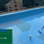 川西市　ビル屋上　ウレタン防水 工事写真