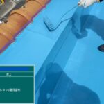川西市　ビル屋上　ウレタン防水 工事写真