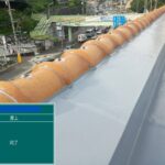川西市　ビル屋上　ウレタン防水 工事写真